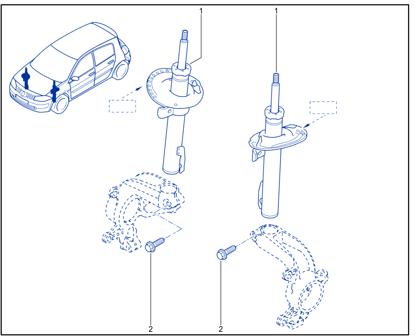 Suspension - Front Shock Absorption - 01087841