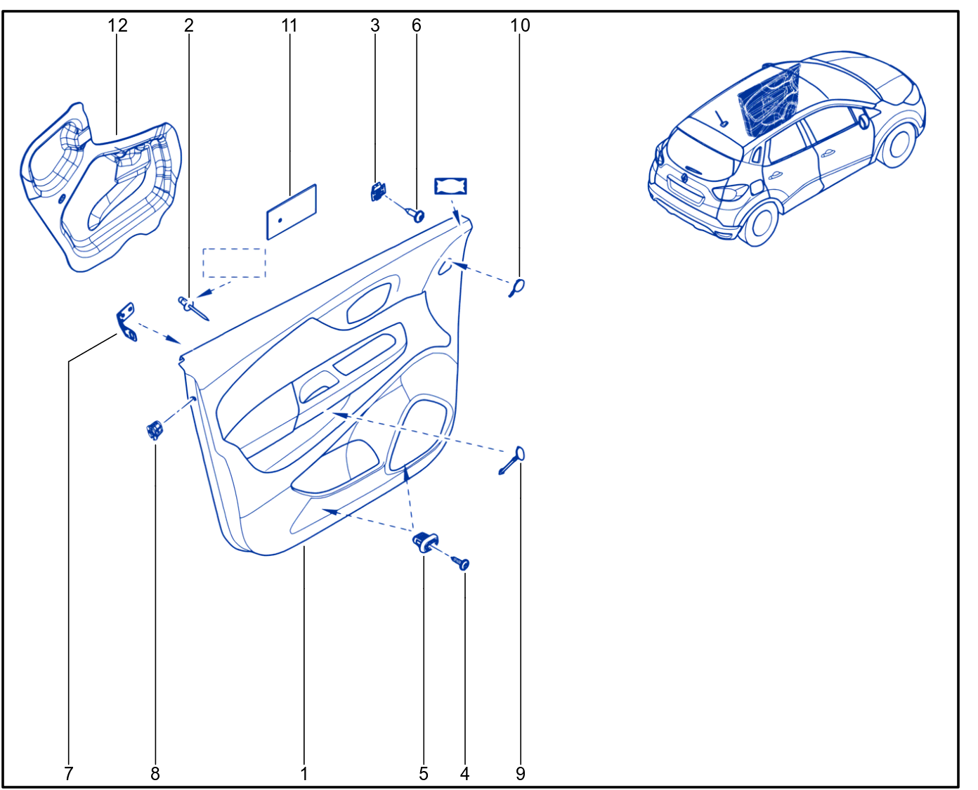 Side Opening Element Trim - 01087855