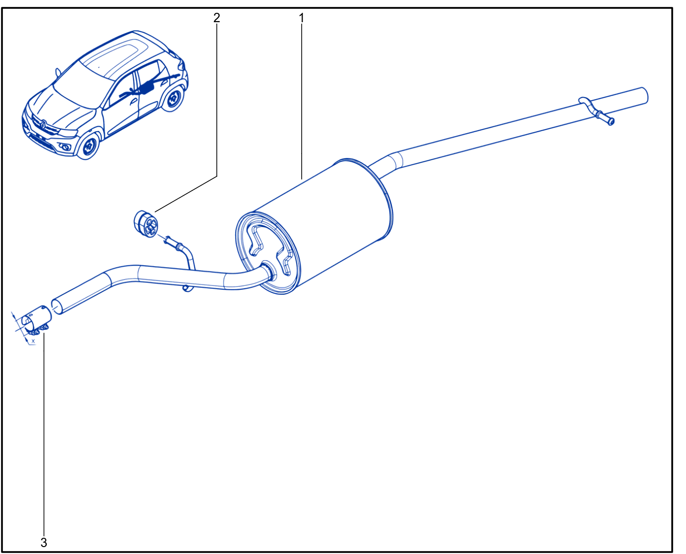 Exhaust Pipe - 01087910