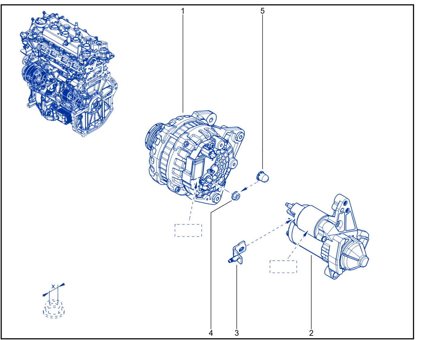 Starter Motor - 01087916
