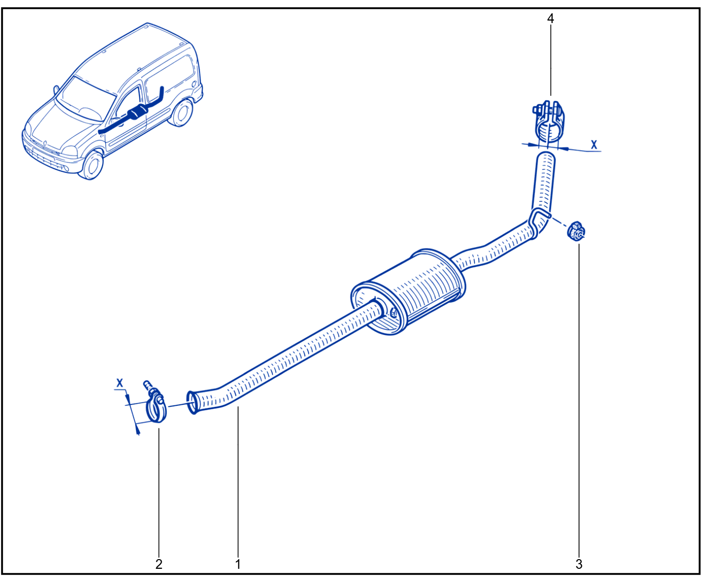 Exhaust Pipe - 01087968