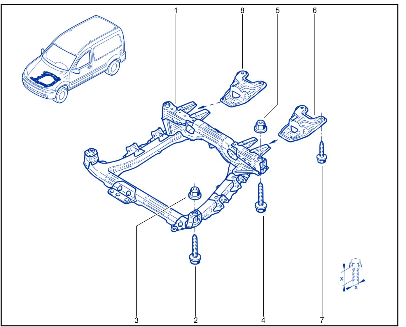 Front Axle Component - 01087985