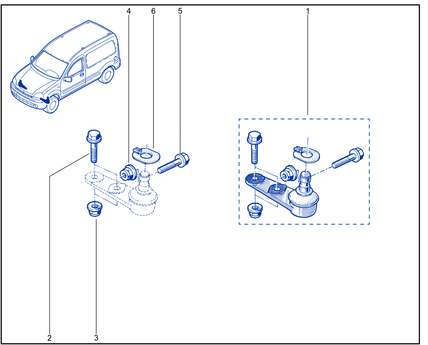 Front Axle Component - 01087988