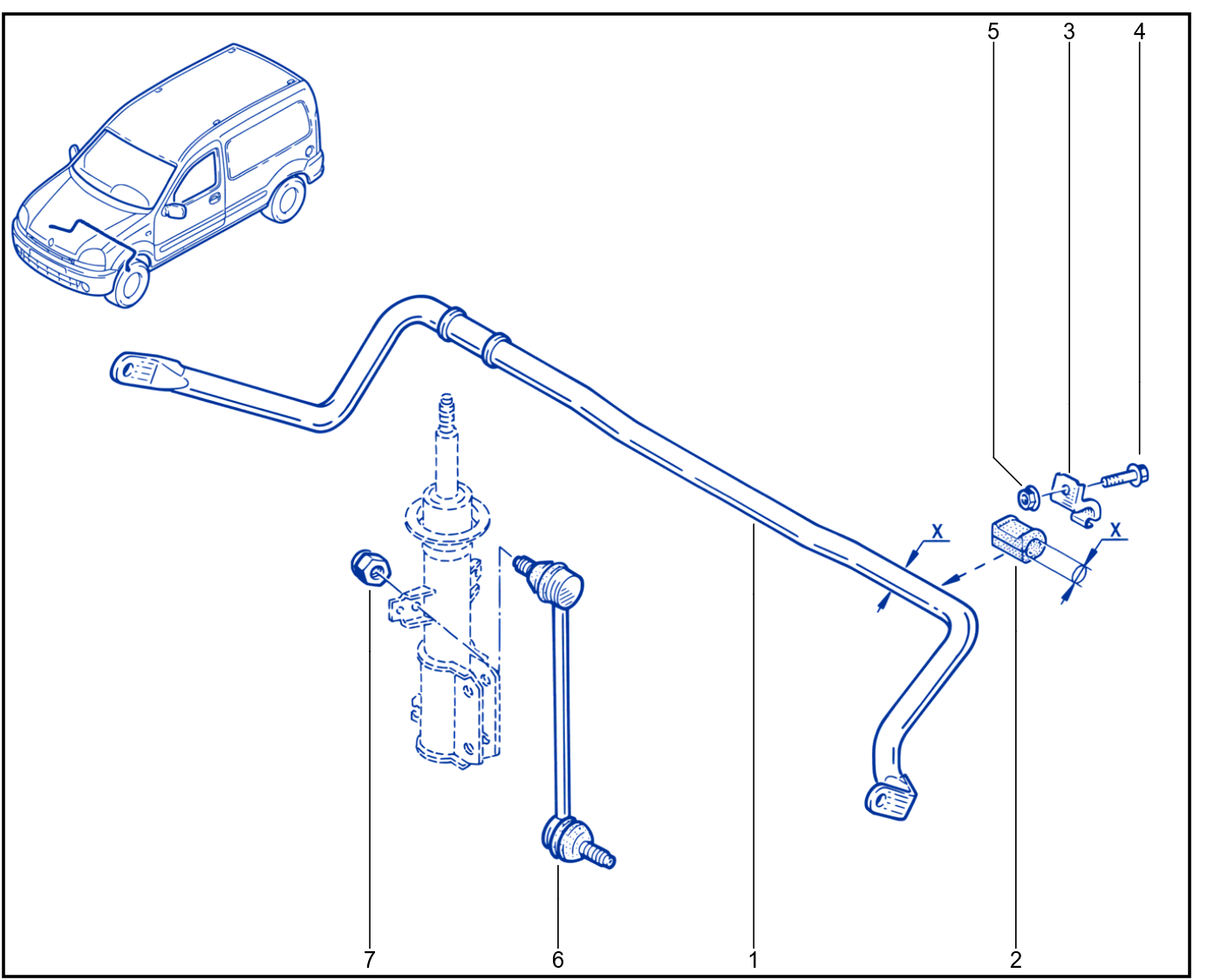 Front Anti-Roll Bar - 01087993