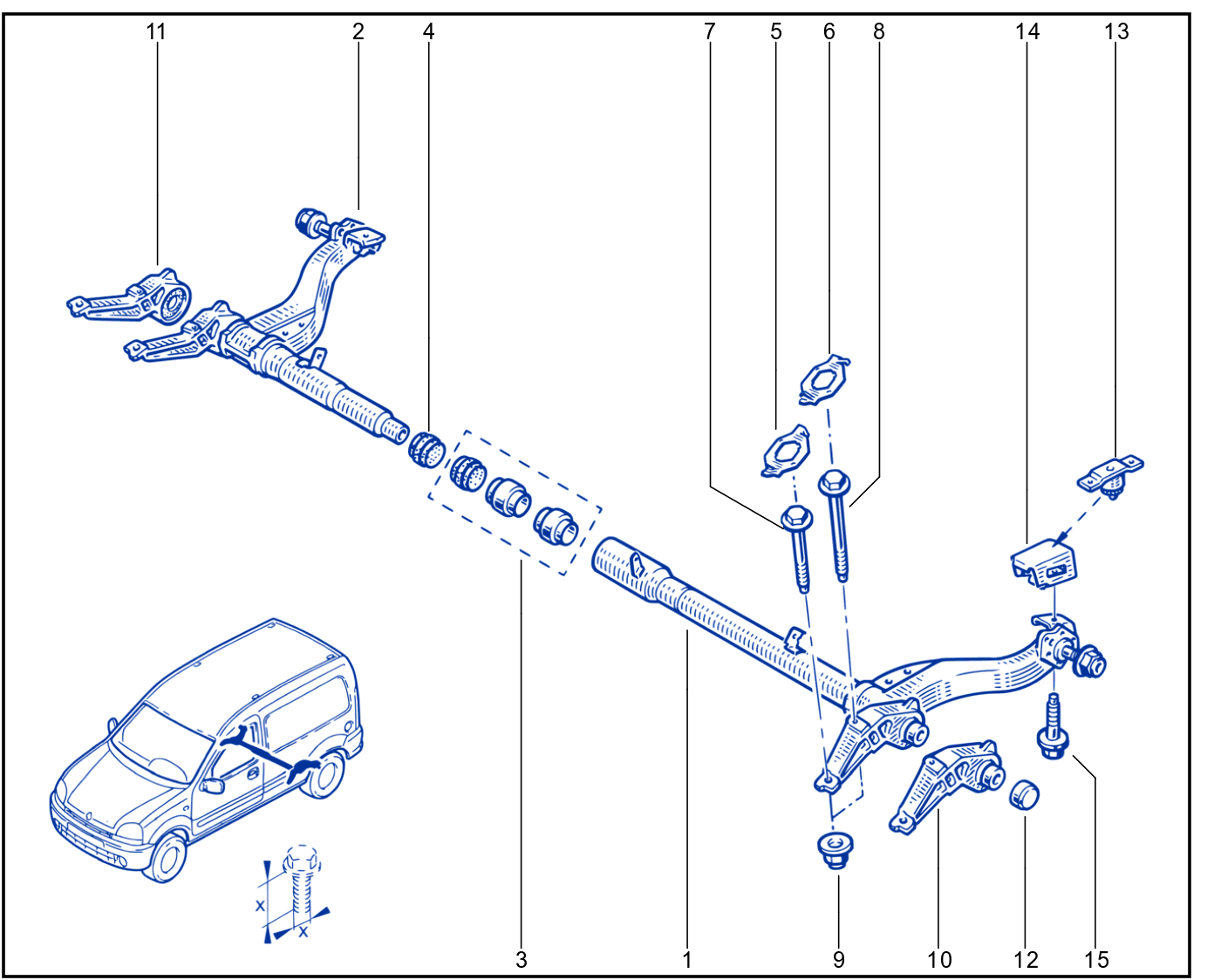 Rear Axle Component - 01087994