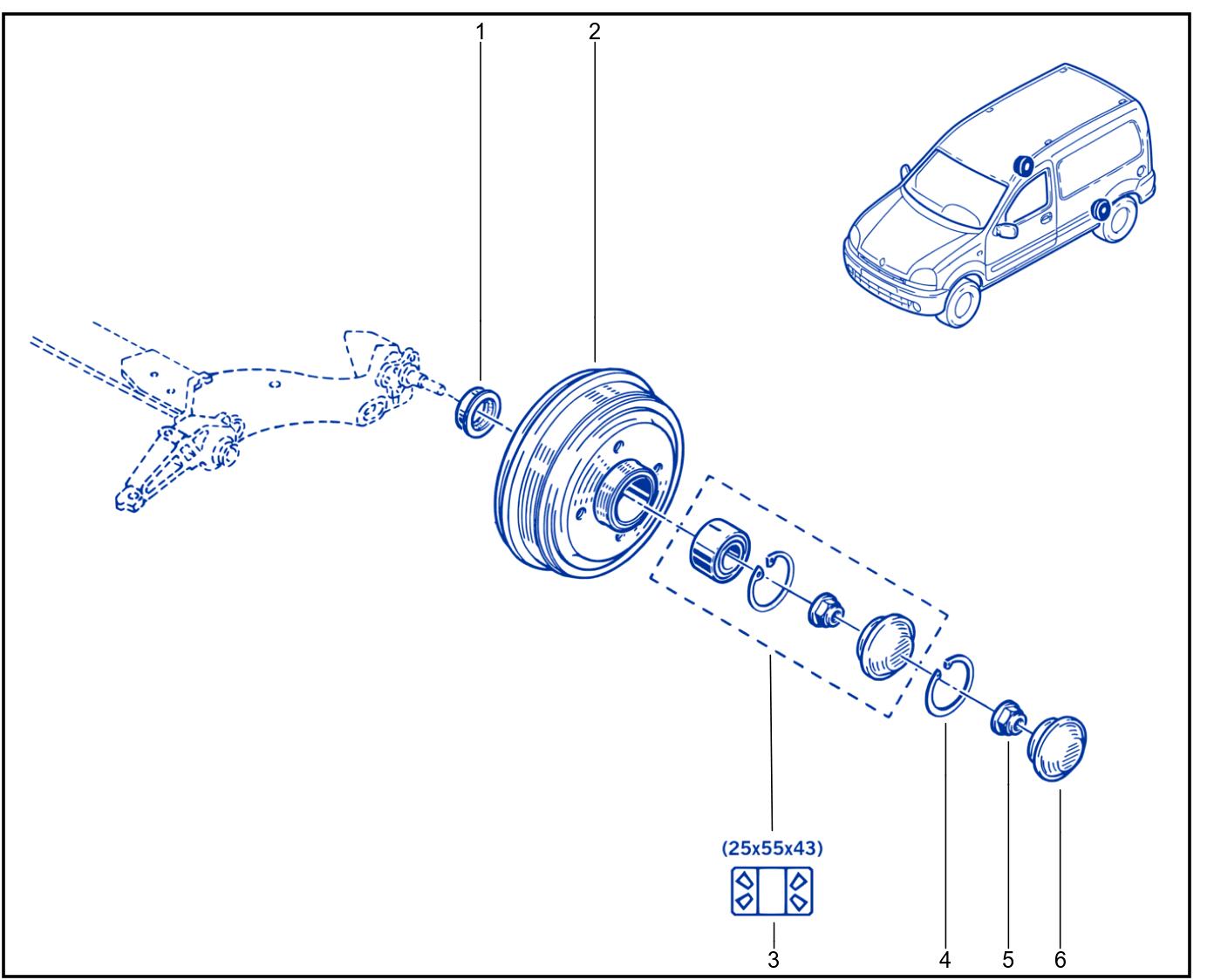 Rear Axle Component - 01087997