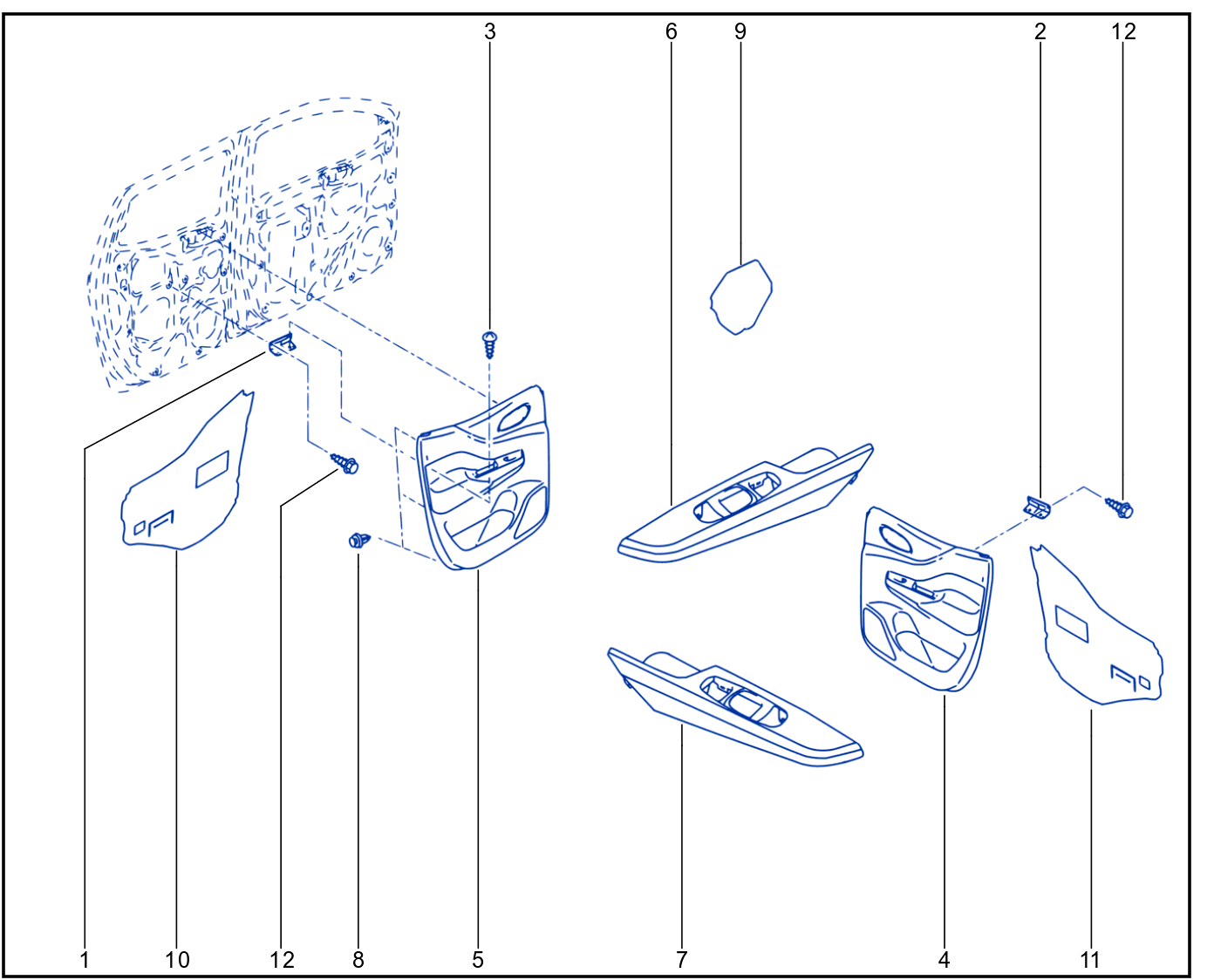 Side Opening Element Trim - 01088066