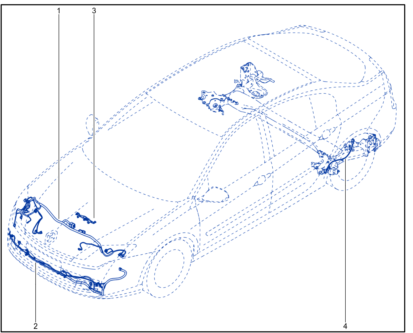 Wiring - Front End Panel Components - 01088196