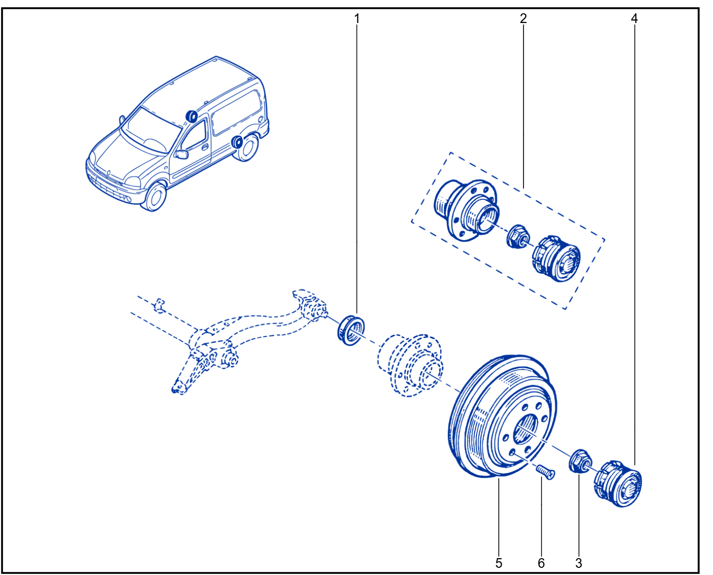 Rear Axle Component - 01088216