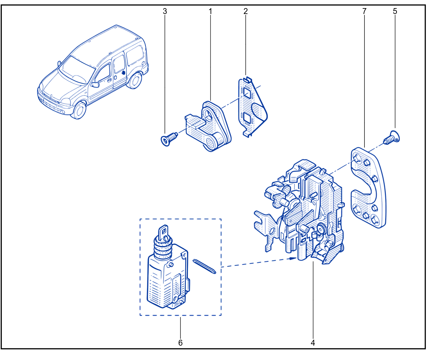 Exterior Opening Element Control - Lock Barrel - 01088218