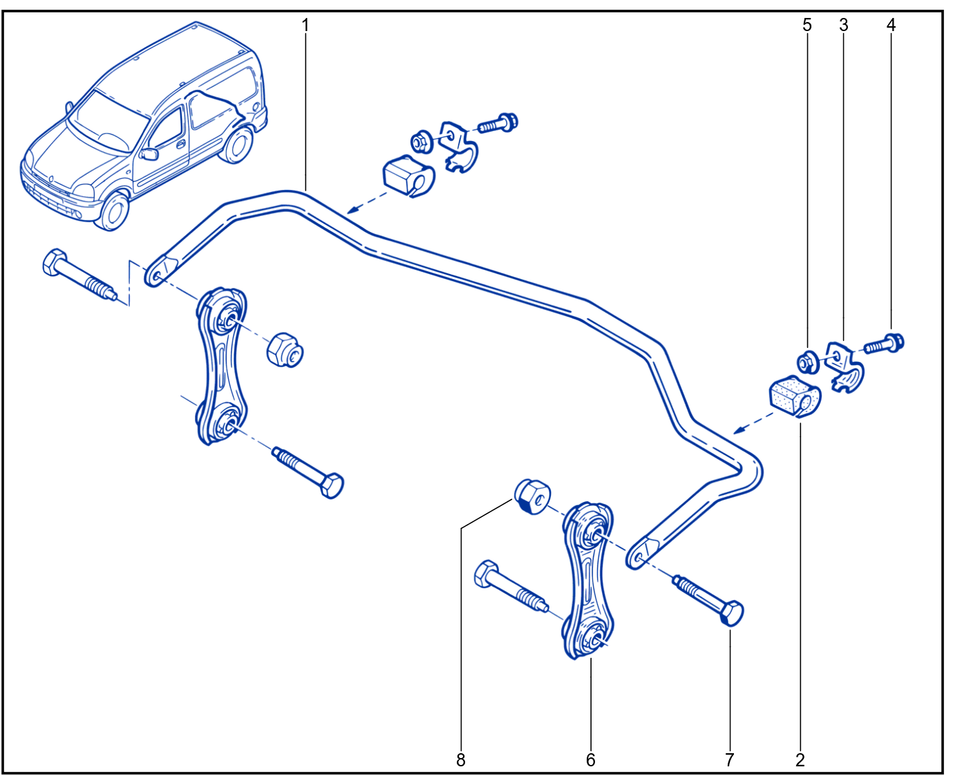 Rear Anti-Roll Bar - 01088259