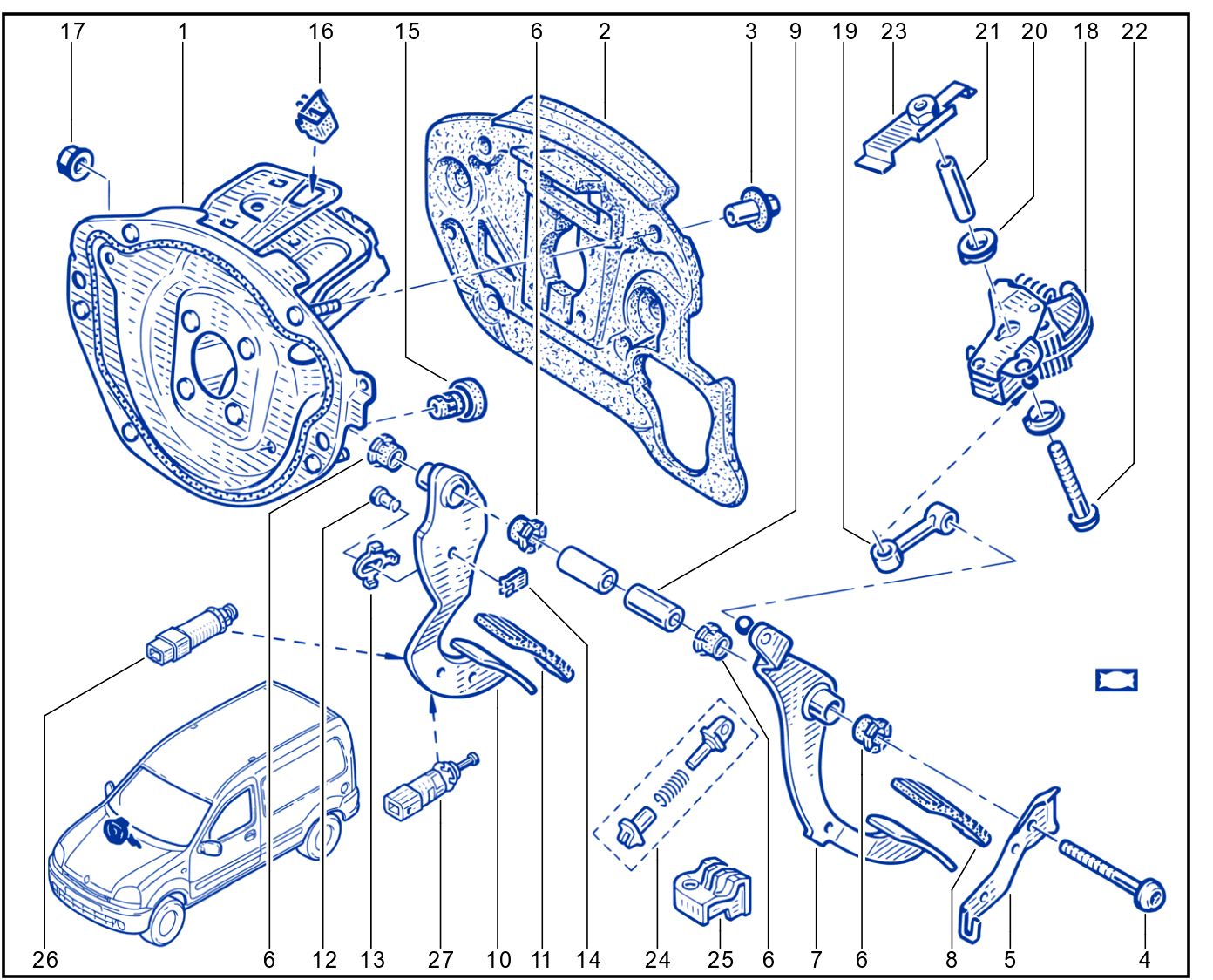 Pedal Assembly - 01088292