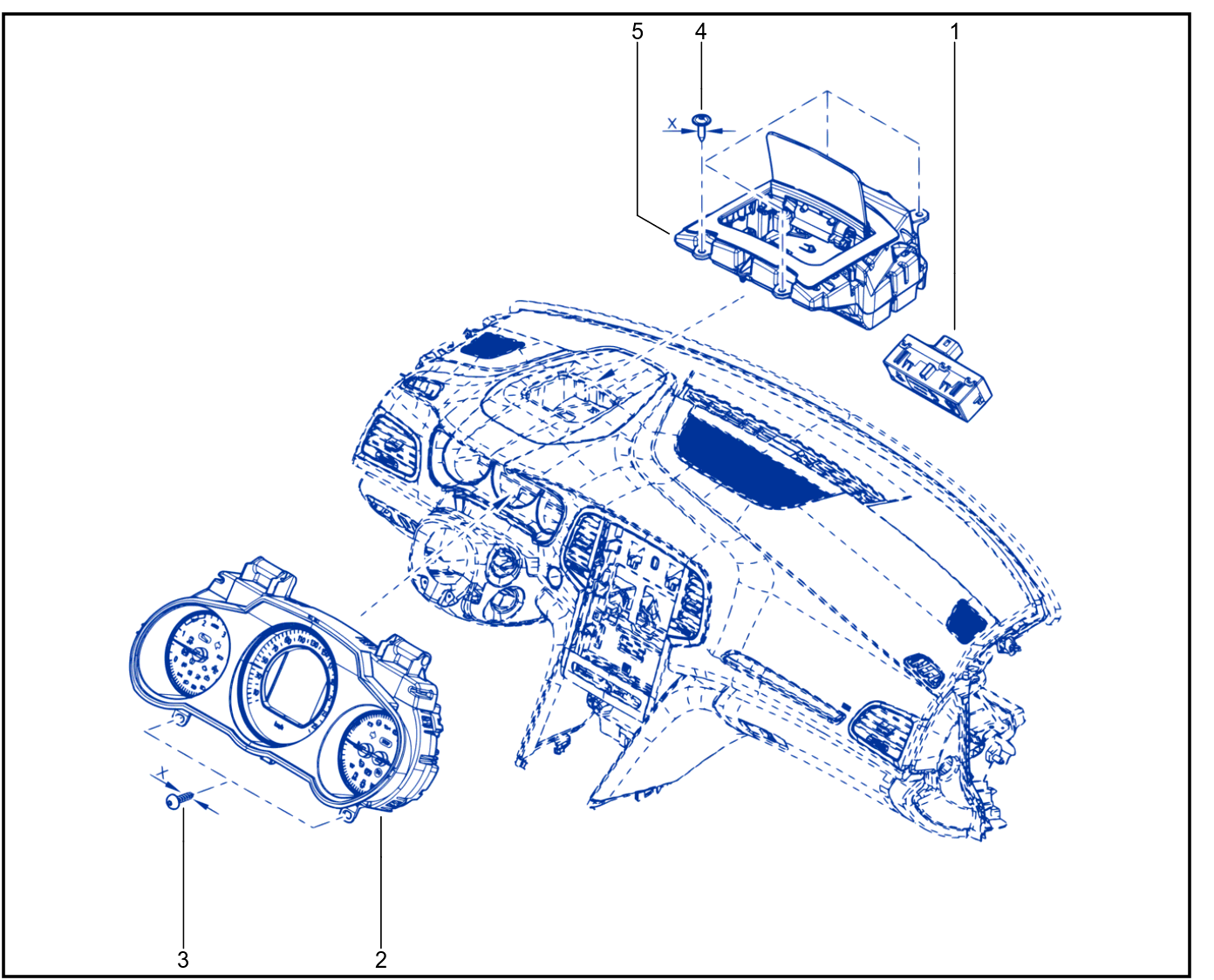 Instrument Panel - Remote Display - 01088311