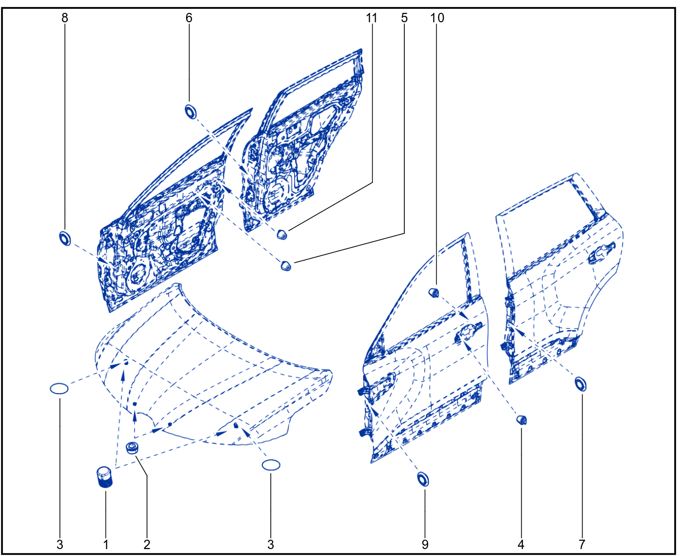 Sealing Of Side Opening Elements - 01088320