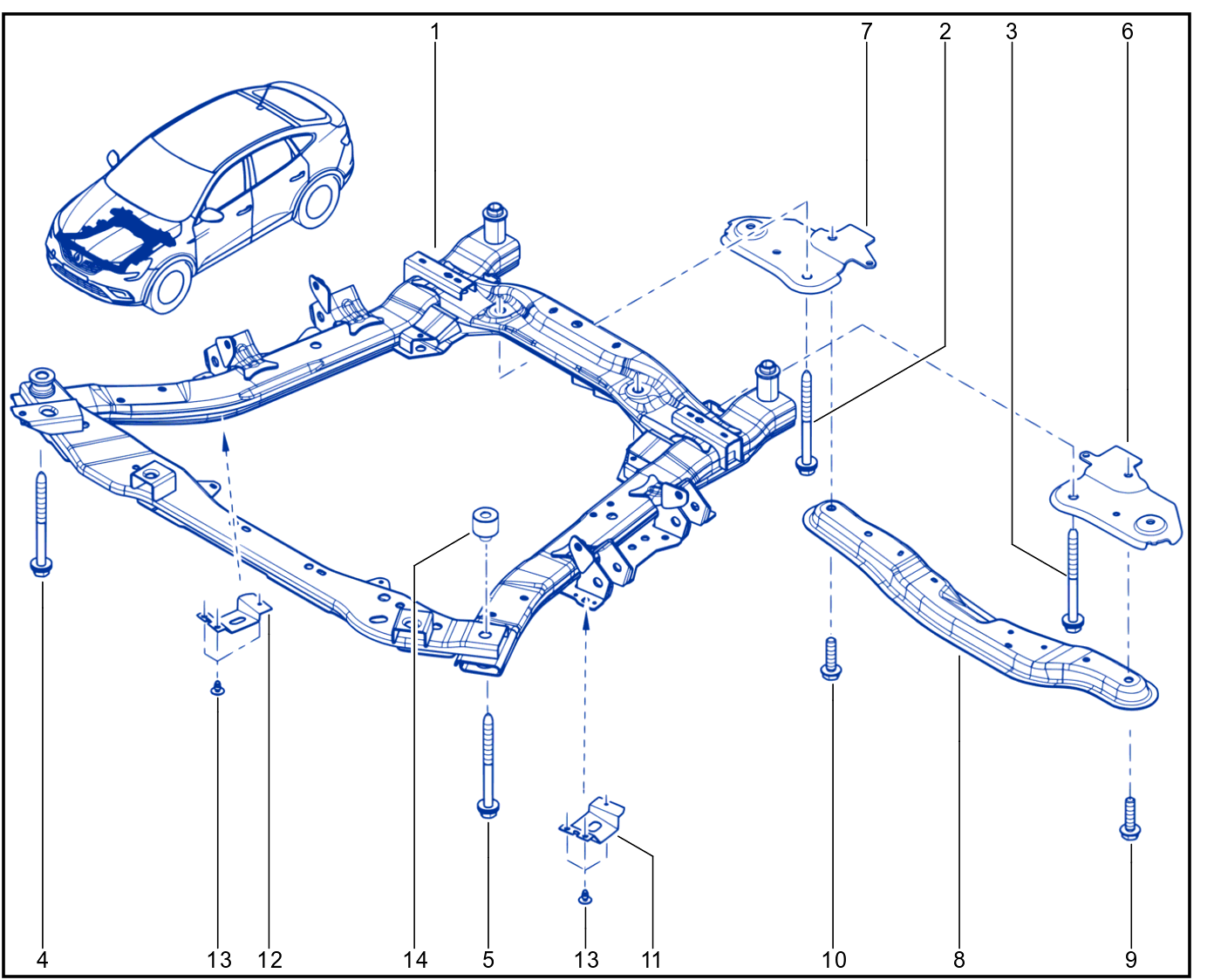 Front Axle Component - 01088341