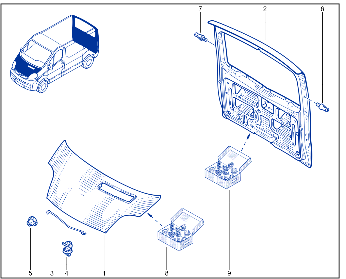 Front Opening Element Panelwork - 01088399