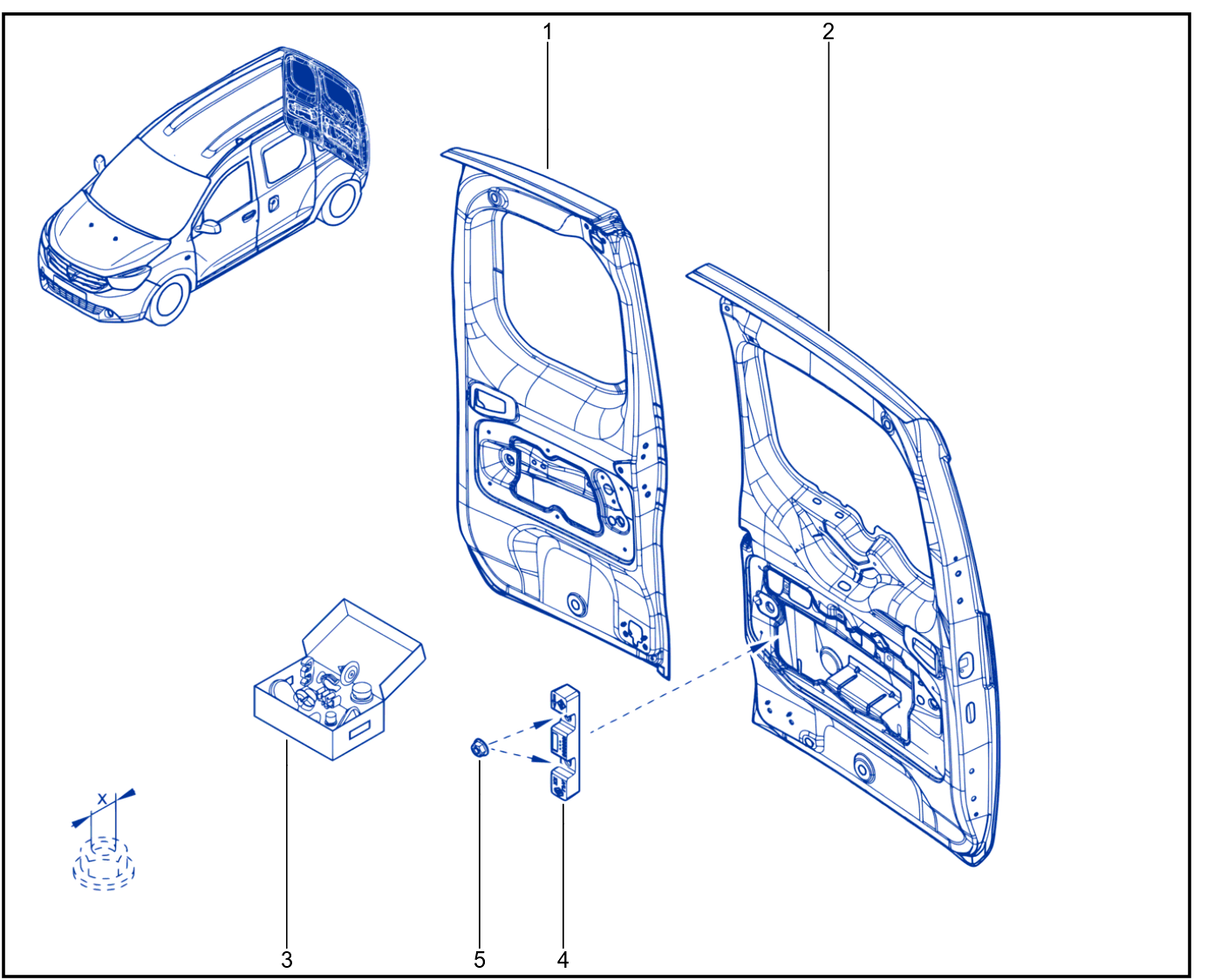 Front Opening Element Panelwork - 01088410