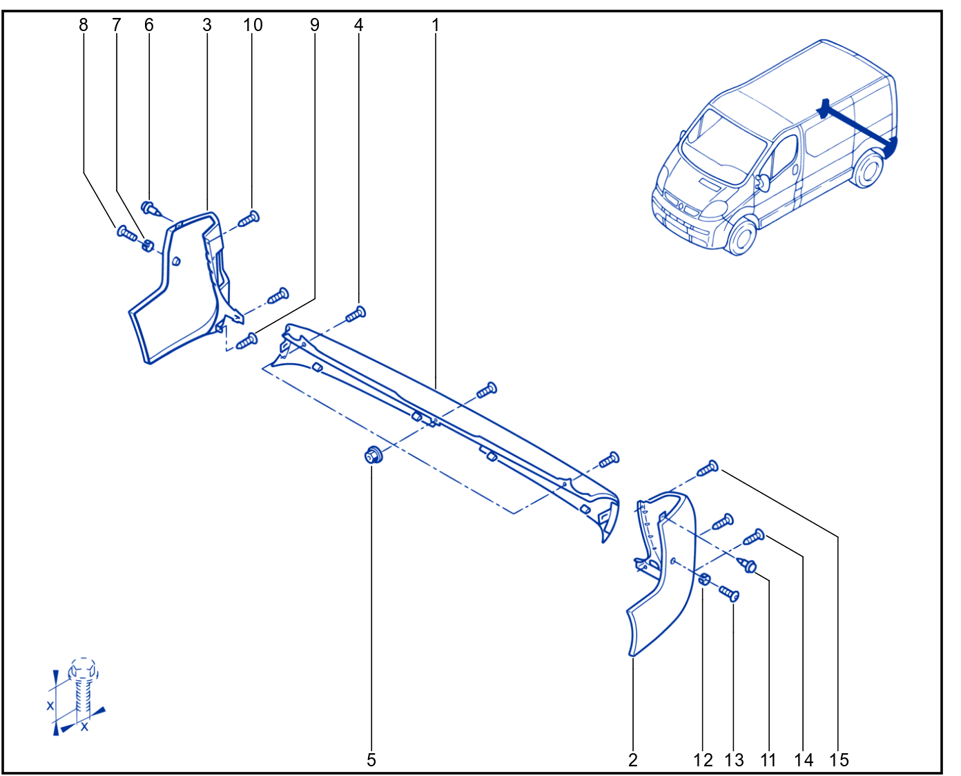 Rear Bumper - 01088428
