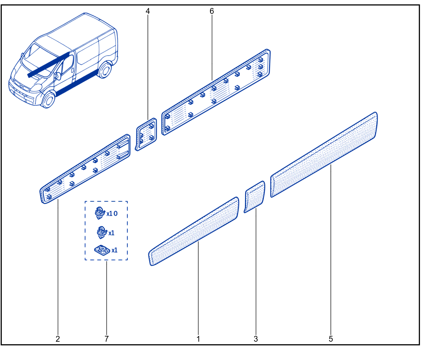 Protection Strip - Trim - 01088429