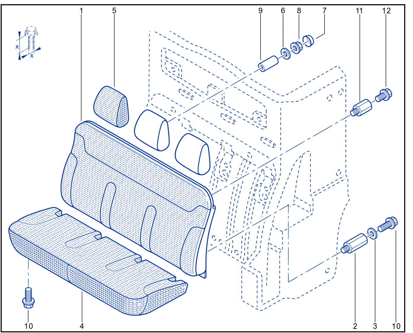 Complete Seat - 01088450