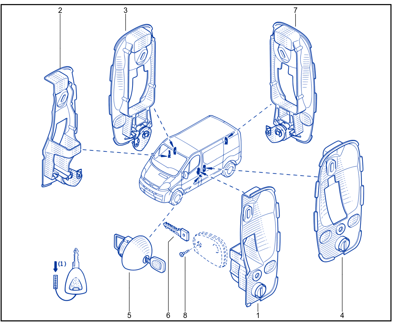 Rear Opening Element Control And Mechanism - 01088480