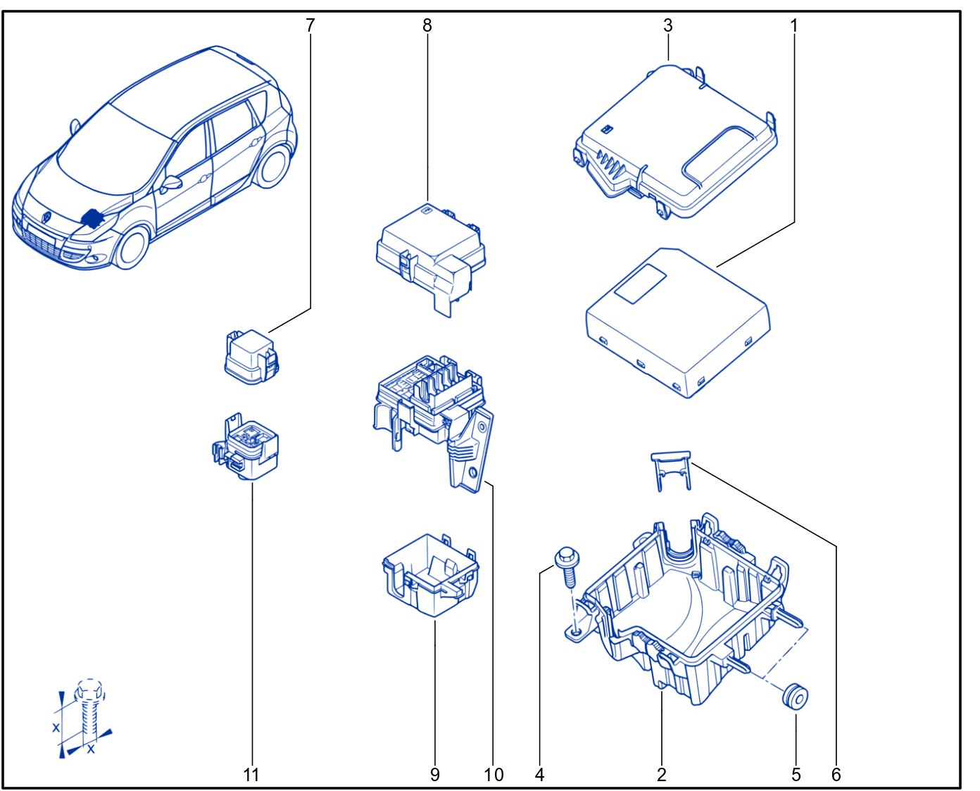 Wiring - Engine Components - 01088514