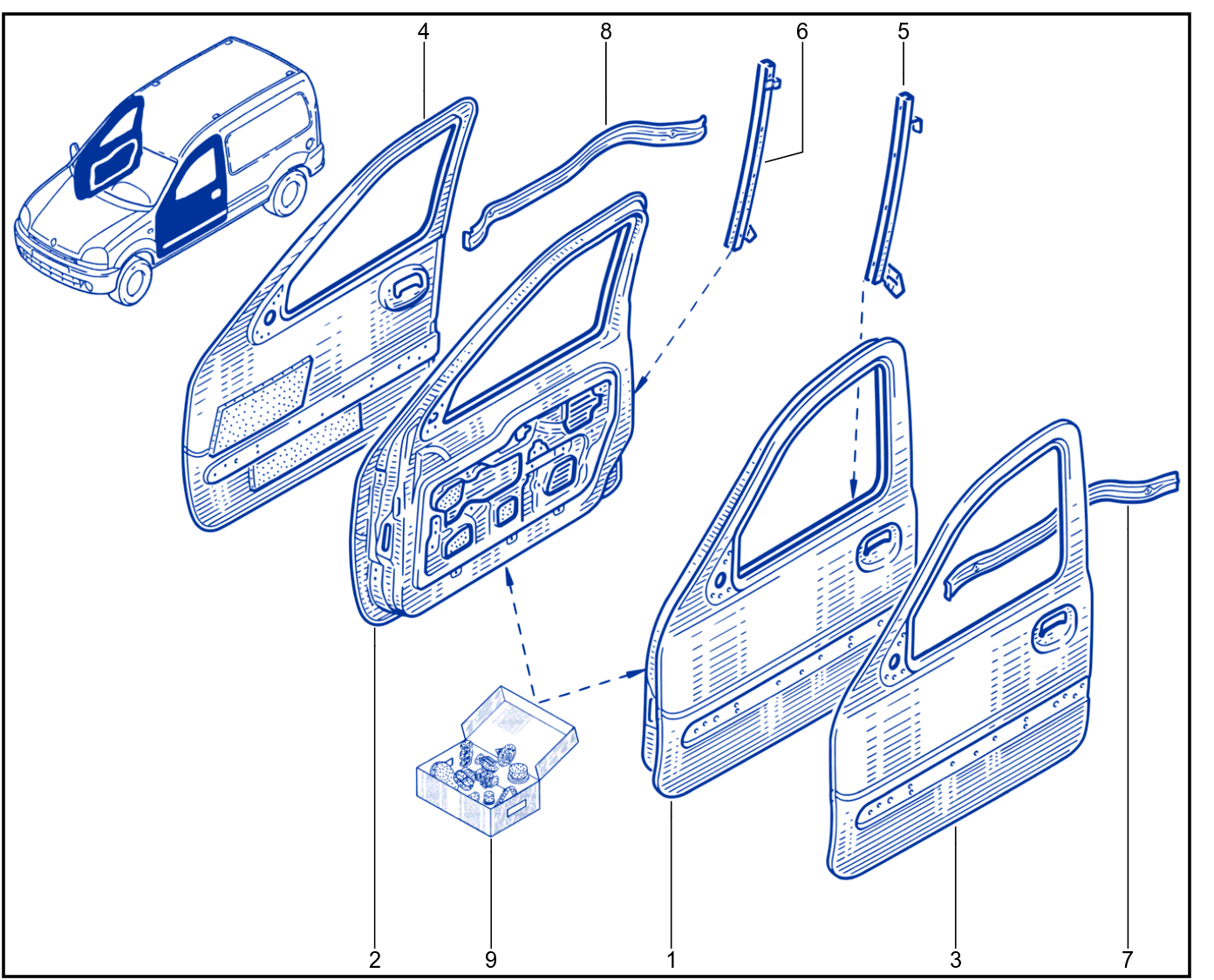 Side Opening Element Panelwork - 01088655