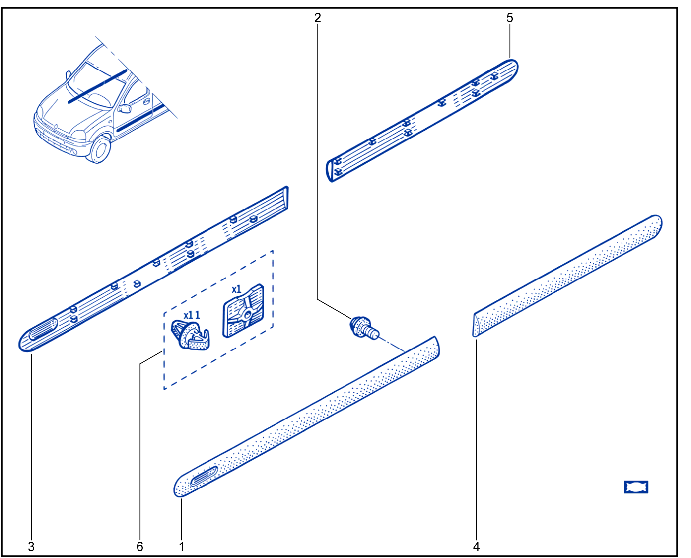 Protection Strip - Trim - 01088667