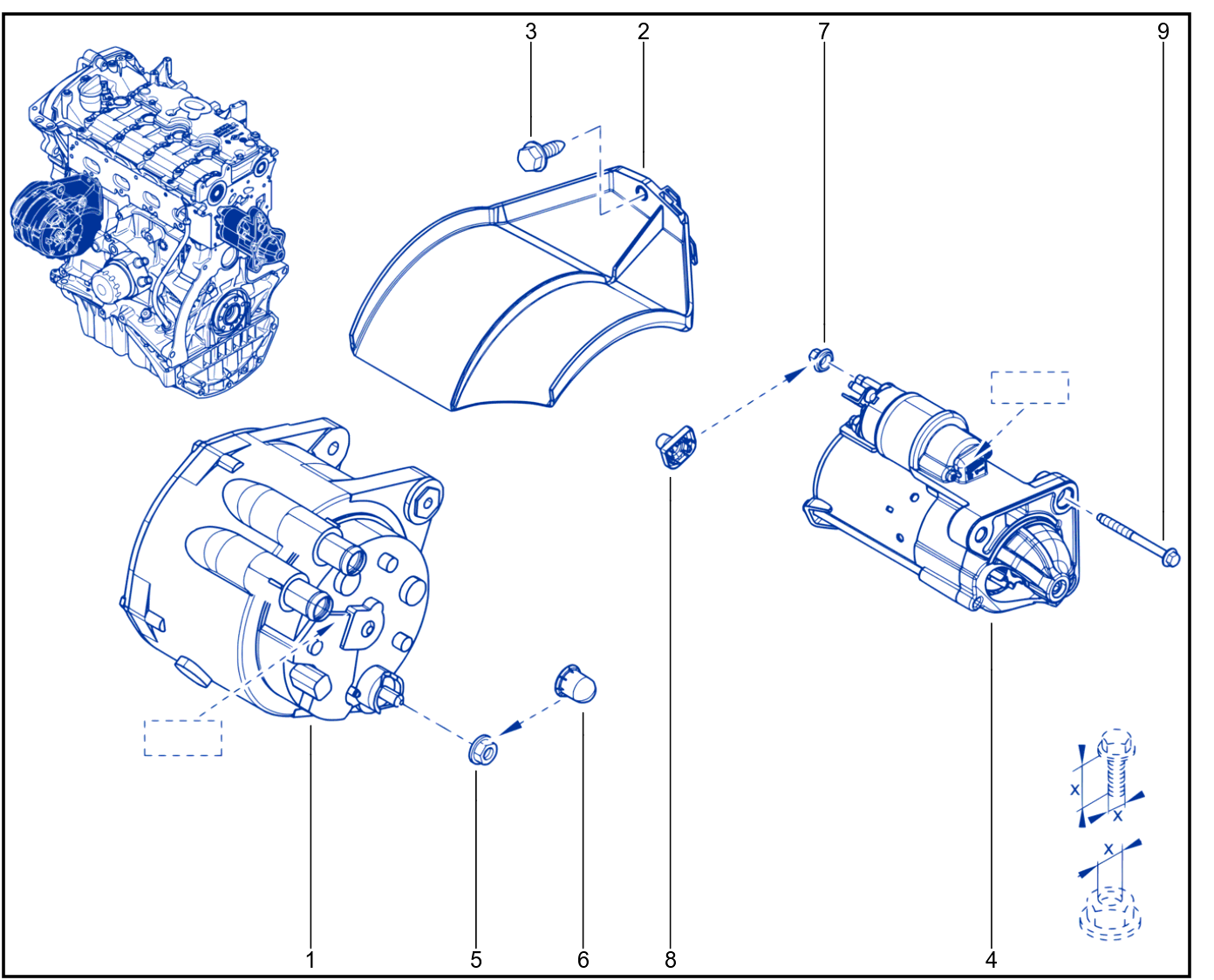 Starter Motor - 01088712