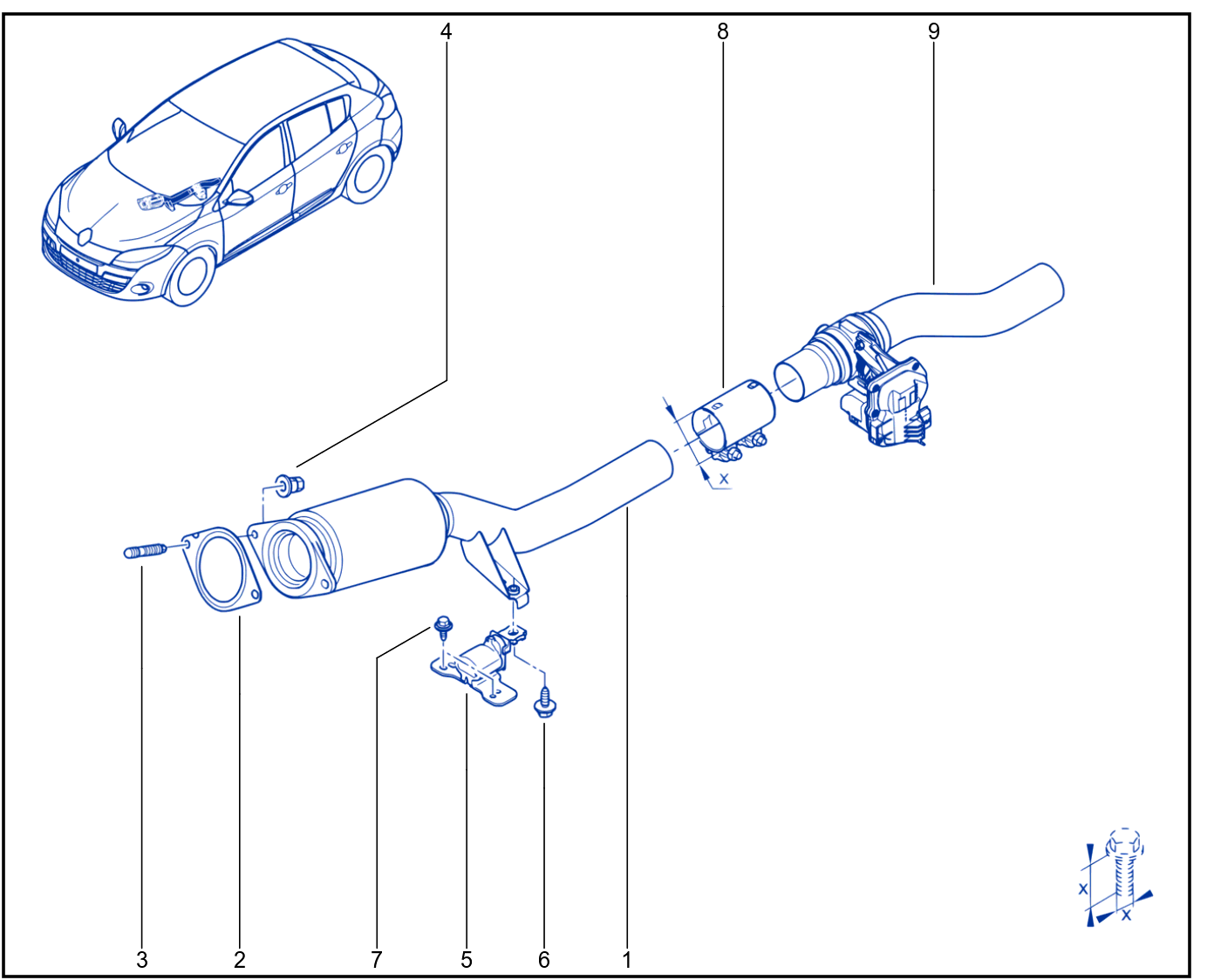 Exhaust Pipe - 01088716