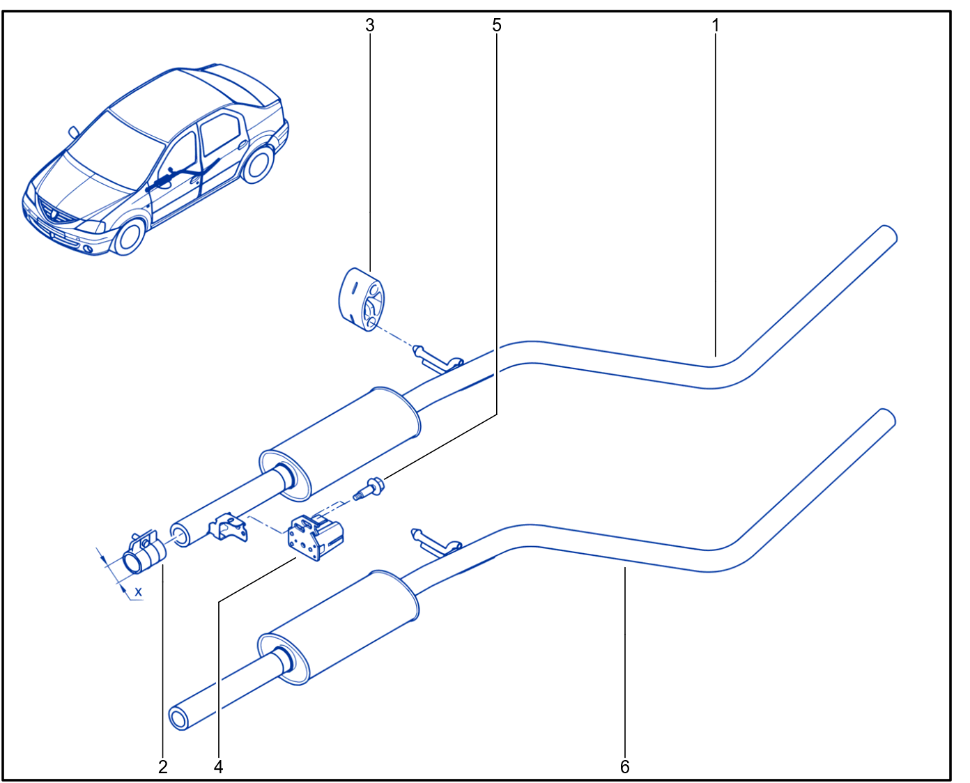 Exhaust Pipe - 01088772
