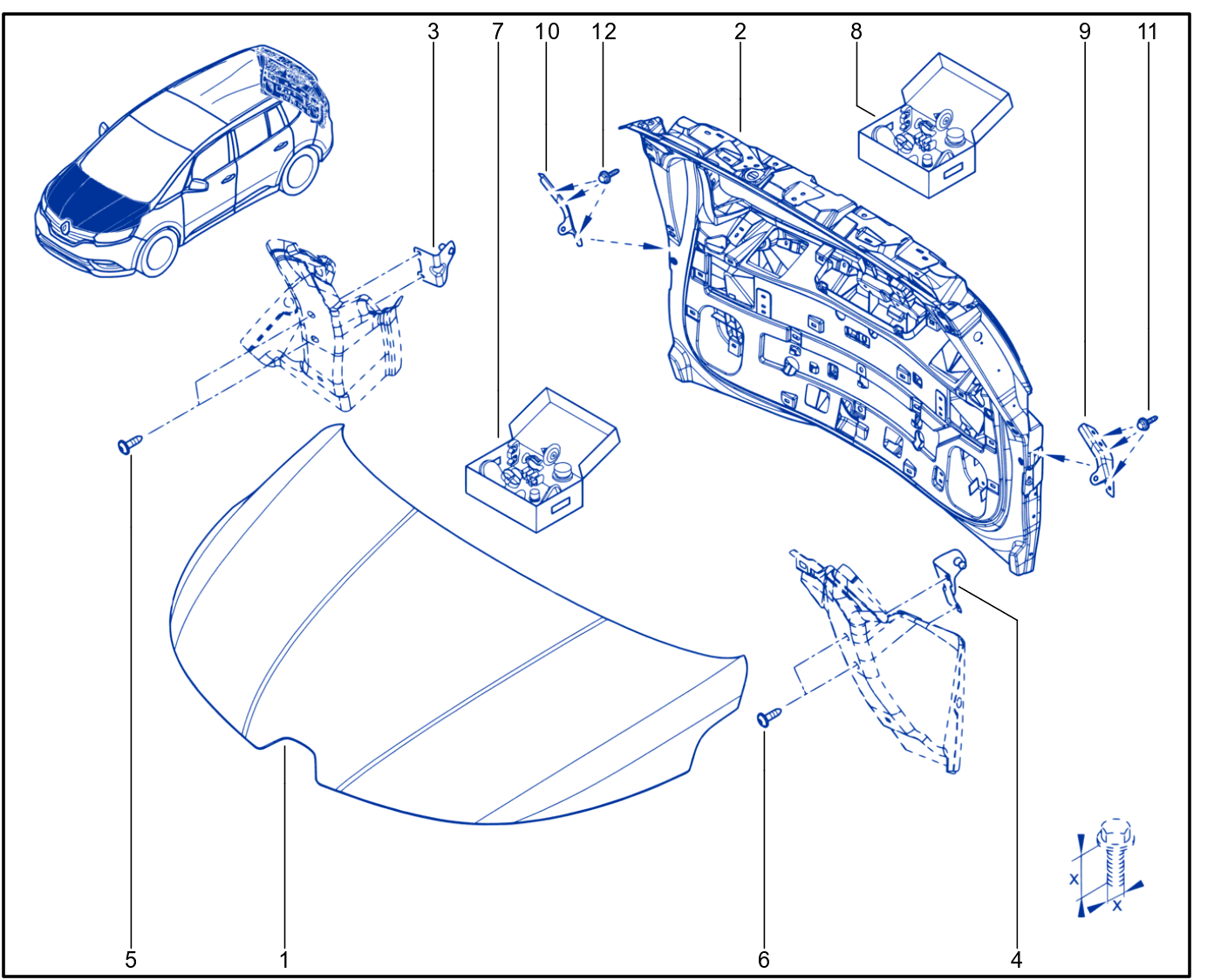 Front Opening Element Panelwork - 01088791