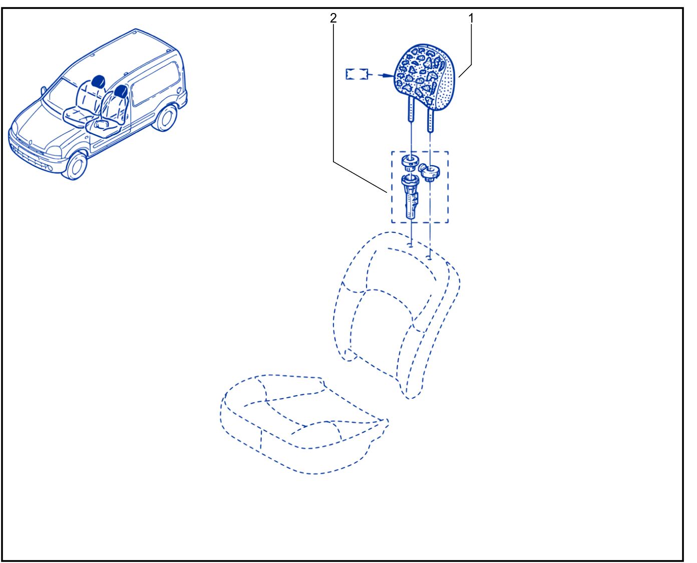 Headrest - 01088855