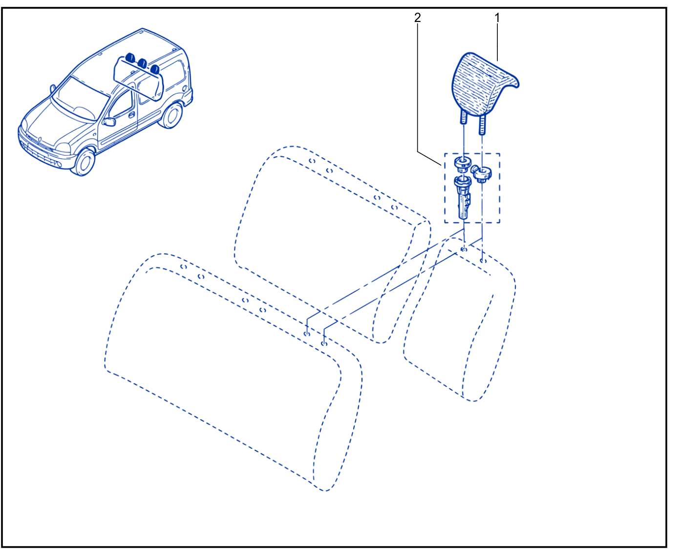 Headrest - 01088860