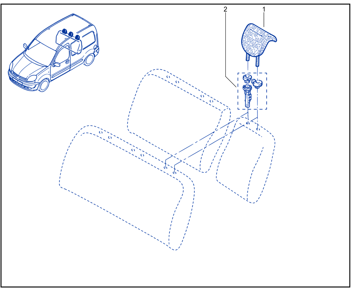Headrest - 01088861