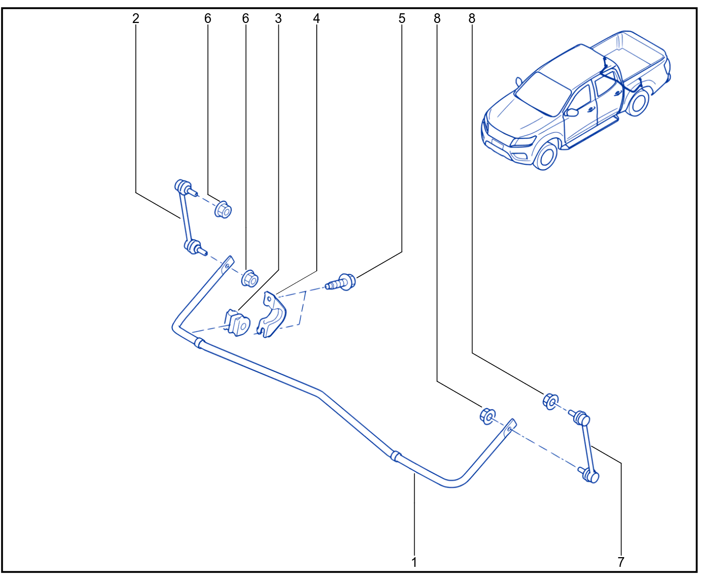 Rear Anti-Roll Bar - 01088986