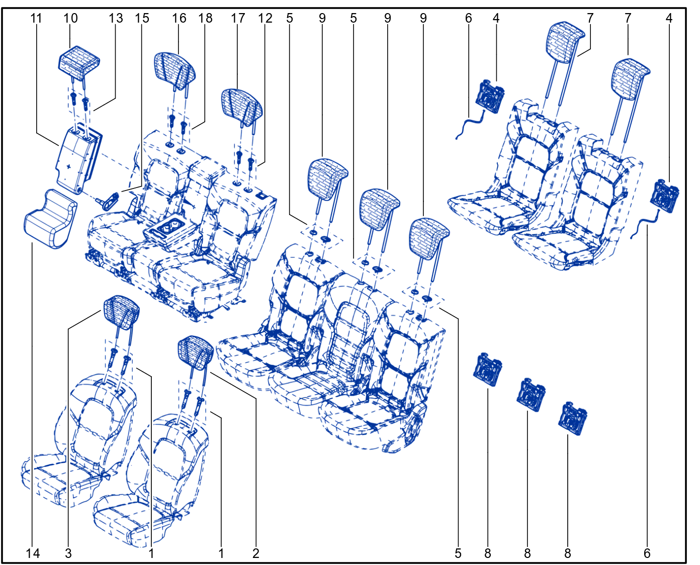 Headrest - 01089039