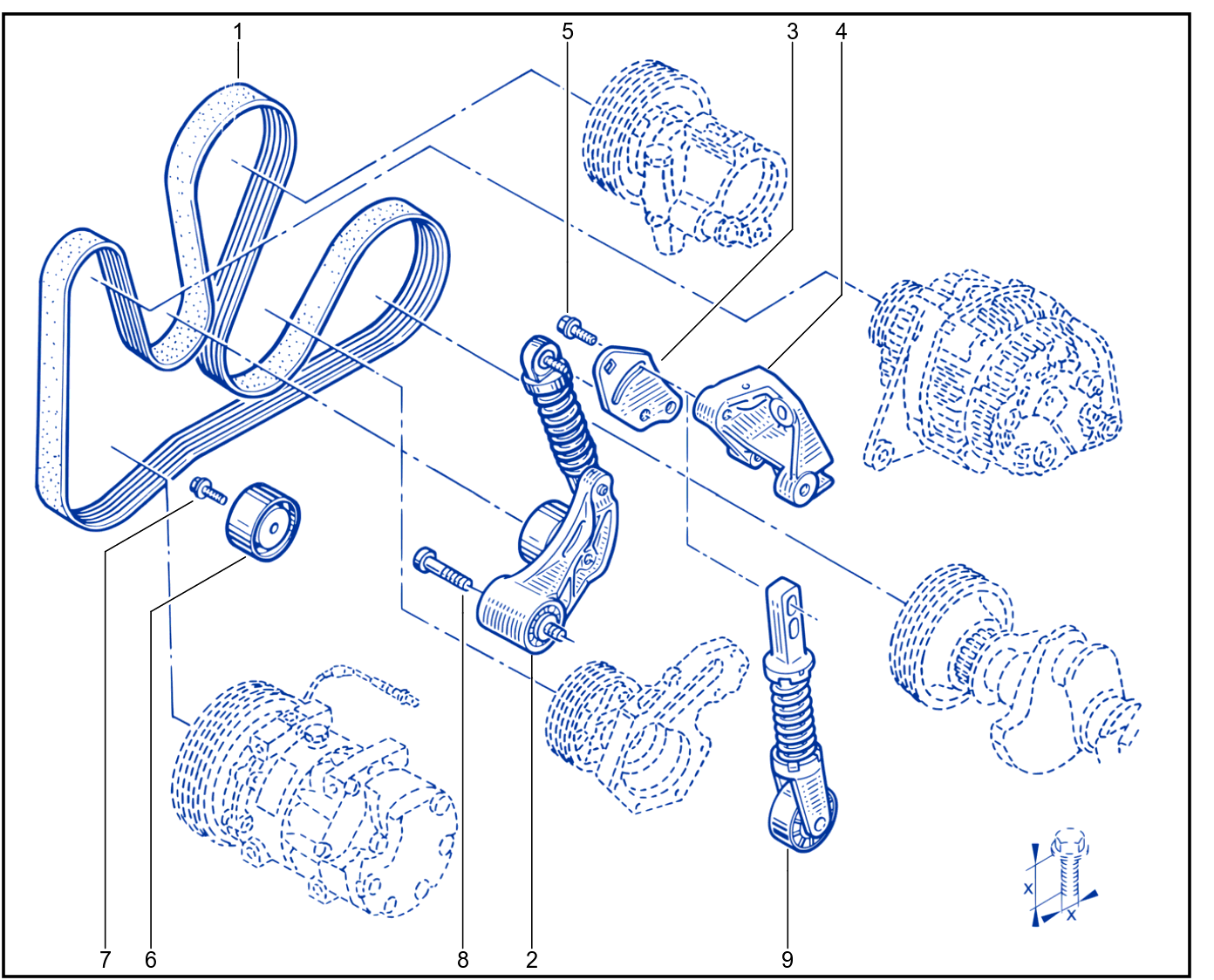 Tensioner - Belt - 01089433
