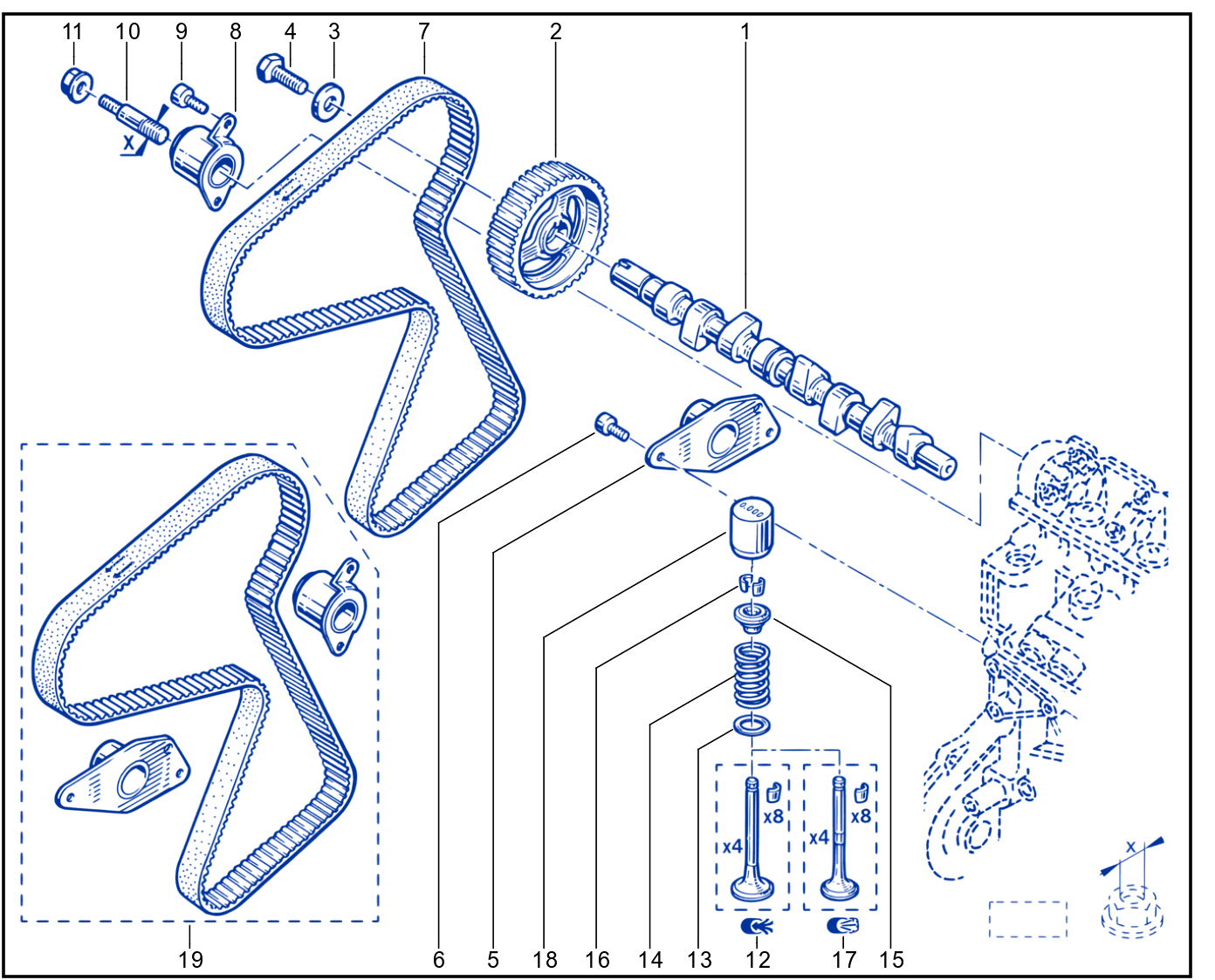 Timing - Camshaft - Valve - 01089462