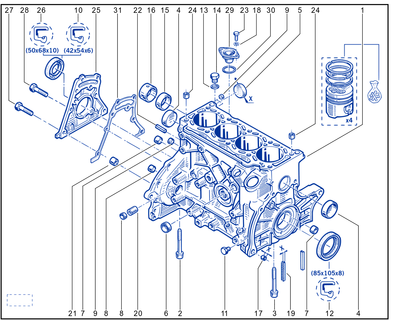 Cylinder Block - 01089497