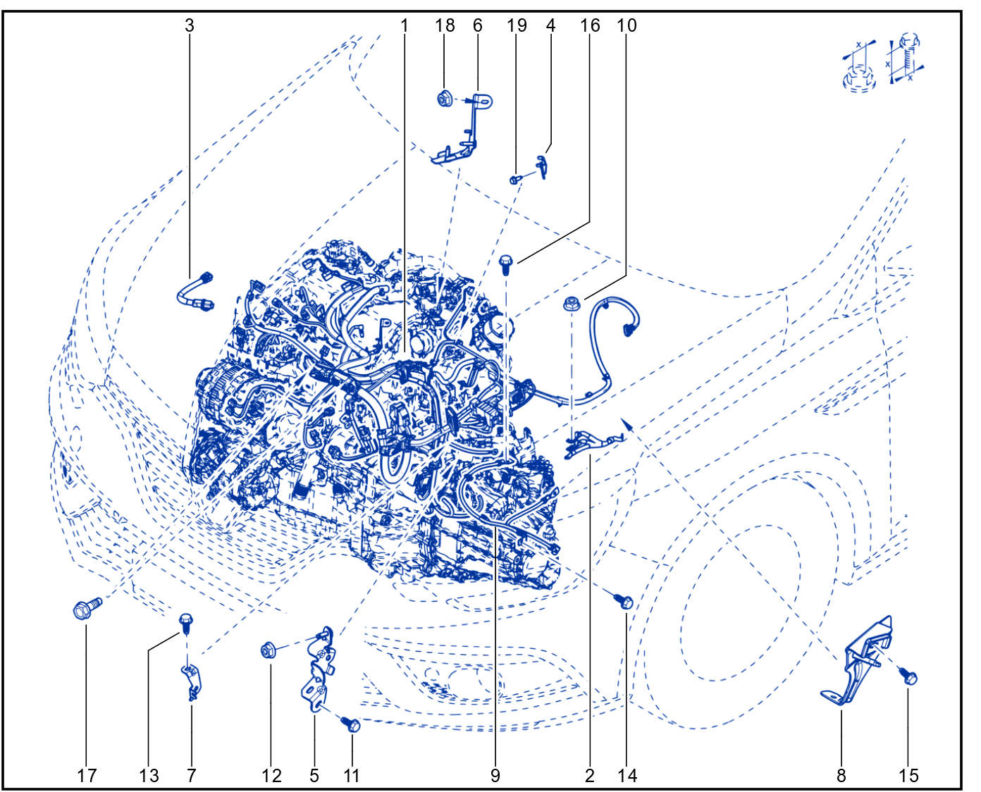 Wiring - Engine Components - 01089567