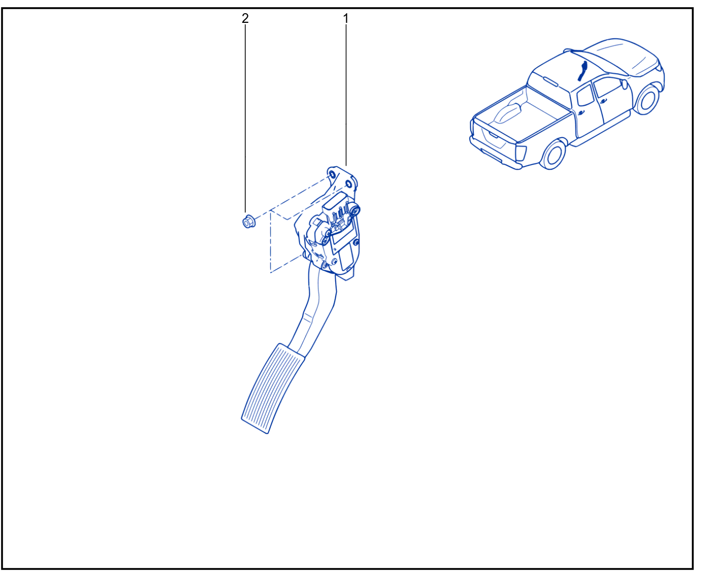 Pedal Assembly - 01089799