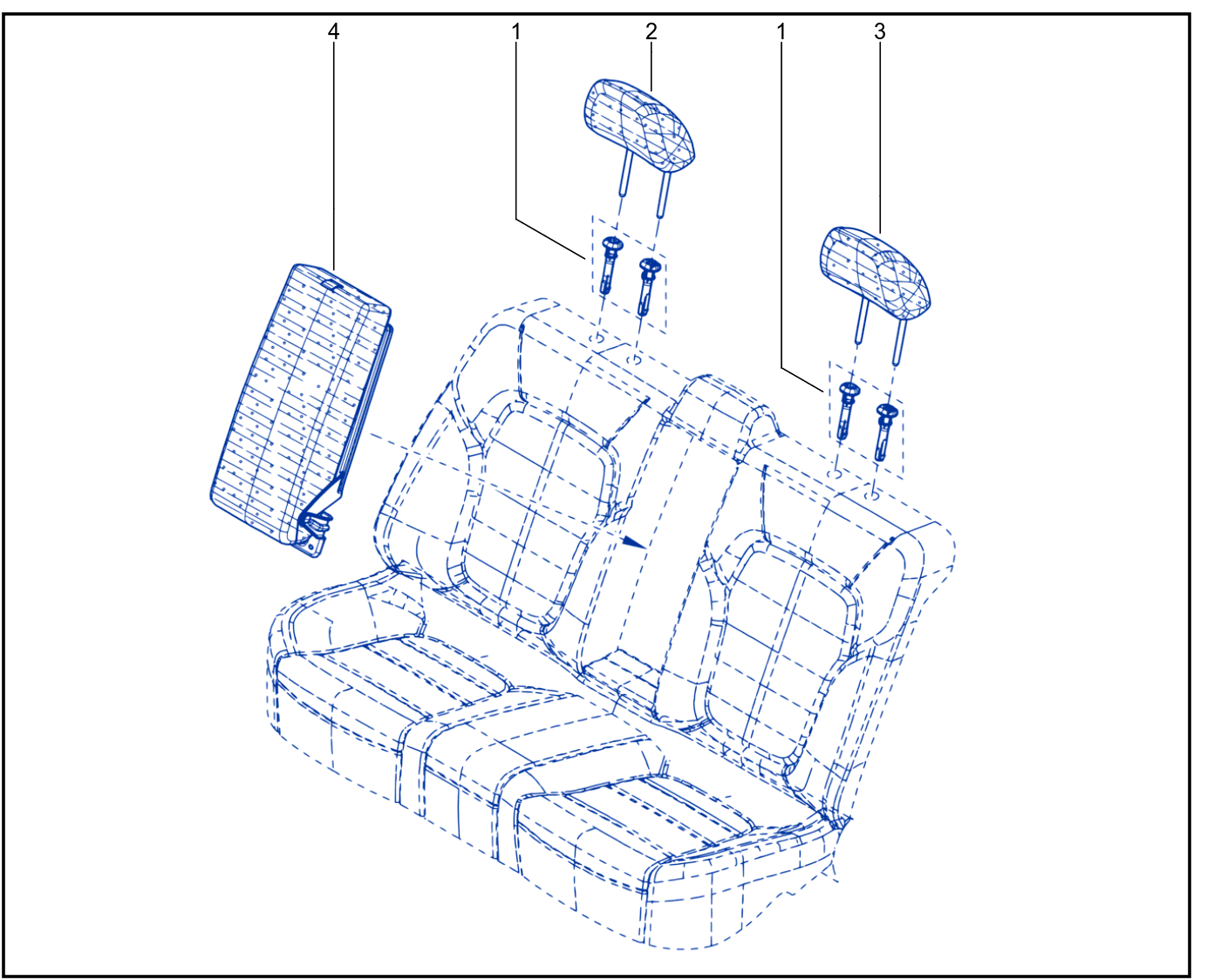 Headrest - 01089834
