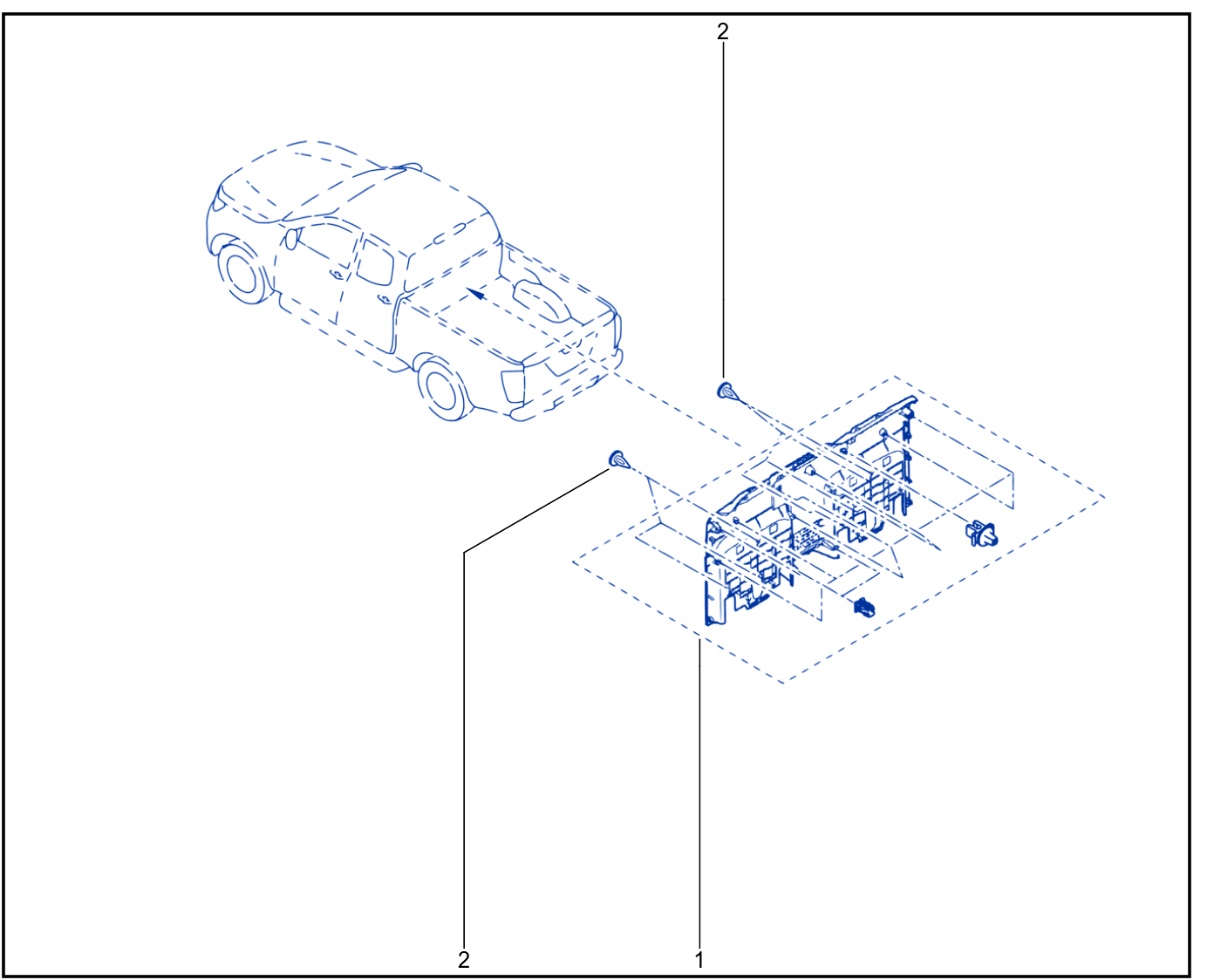 Rear Parcel Shelf - 01090056