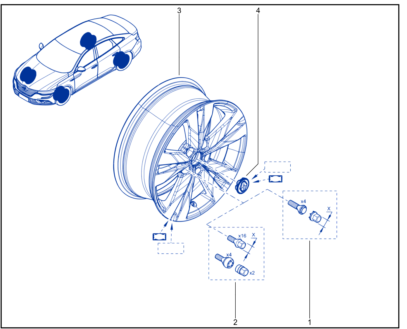 Wheel Nut - 01090094