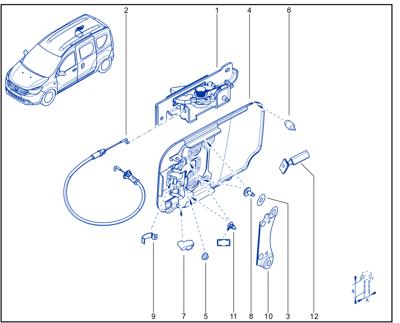 Fuel Filler Flap - Charging Socket - 01090119