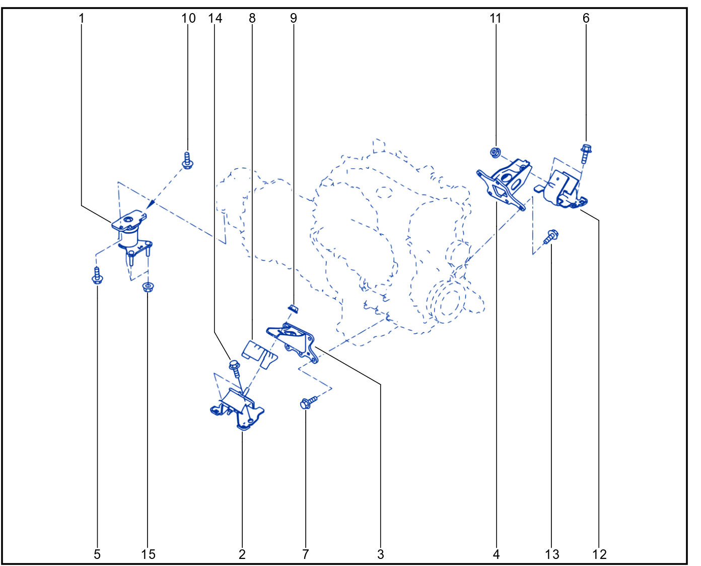 Engine And Transmission Assembly Support - 01090123