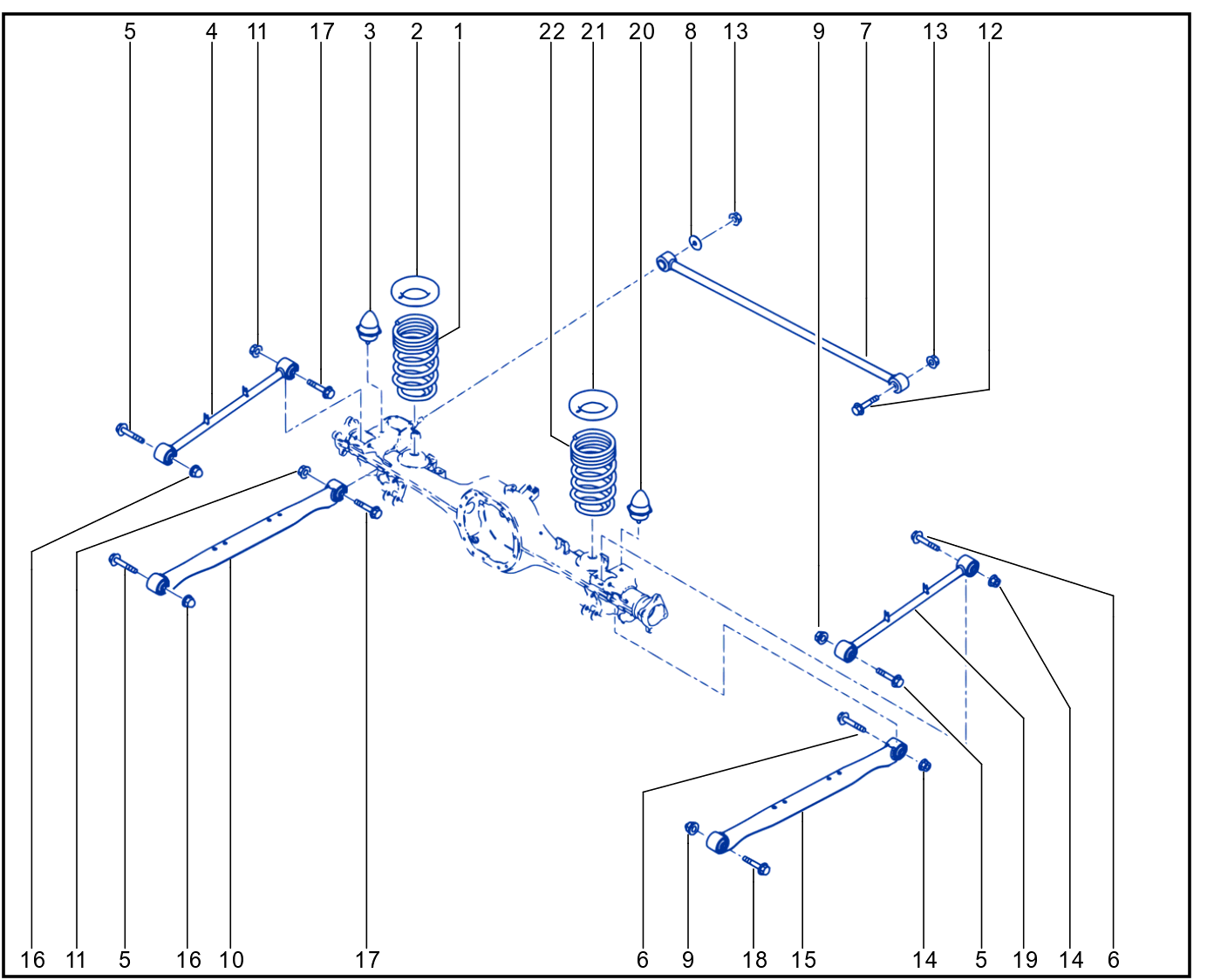Rear Axle Component - 01090149