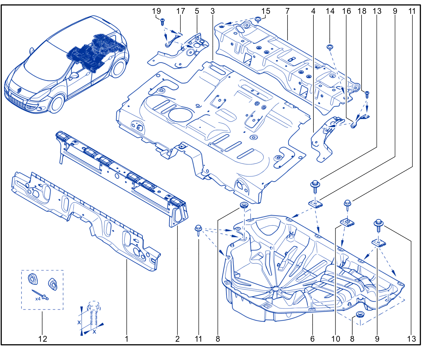 Rear Floor - 01090221