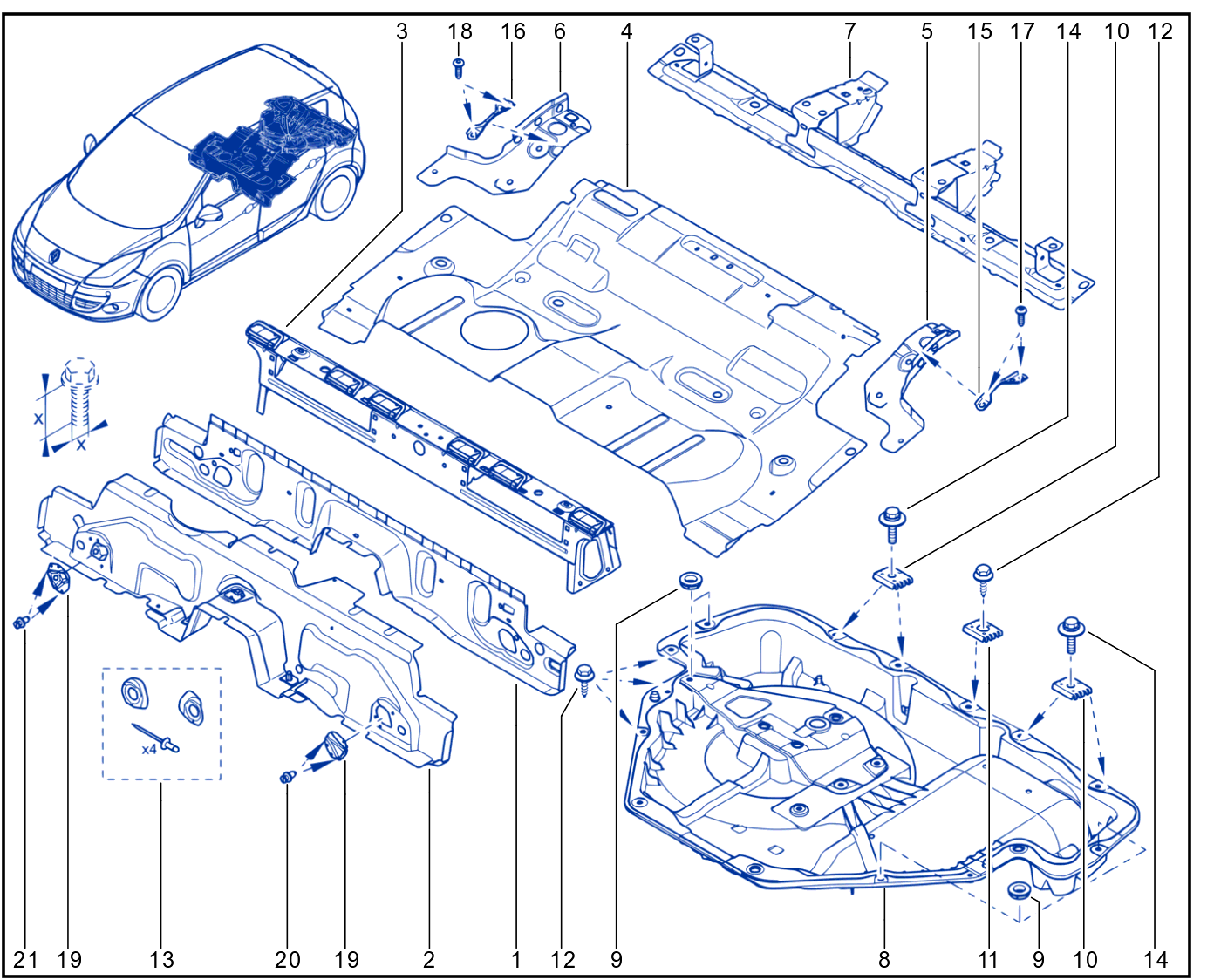 Rear Floor - 01090223